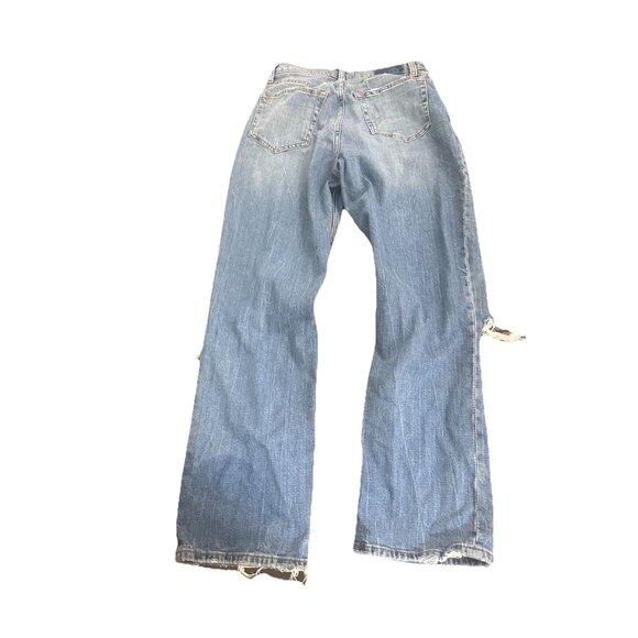 Abercrombie & Fitch Jeans Womens 27/4L Blue The Ankle Straight Ultra High Rise - Picture 4 of 4